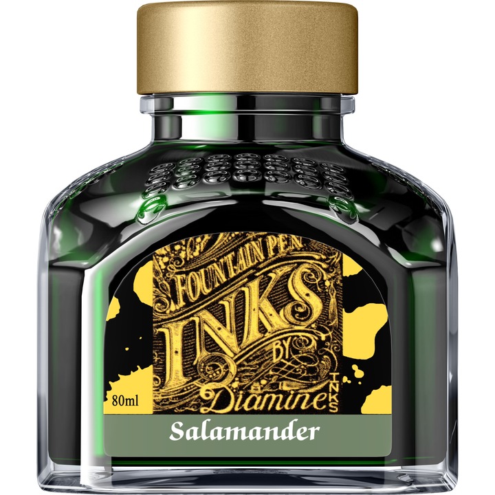 Calimara cerneala Diamine Standard 80 ml Salamander