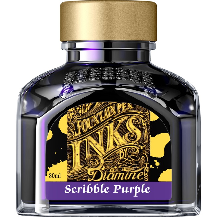 Calimara cerneala Diamine Standard 80 ml Scribble Purple
