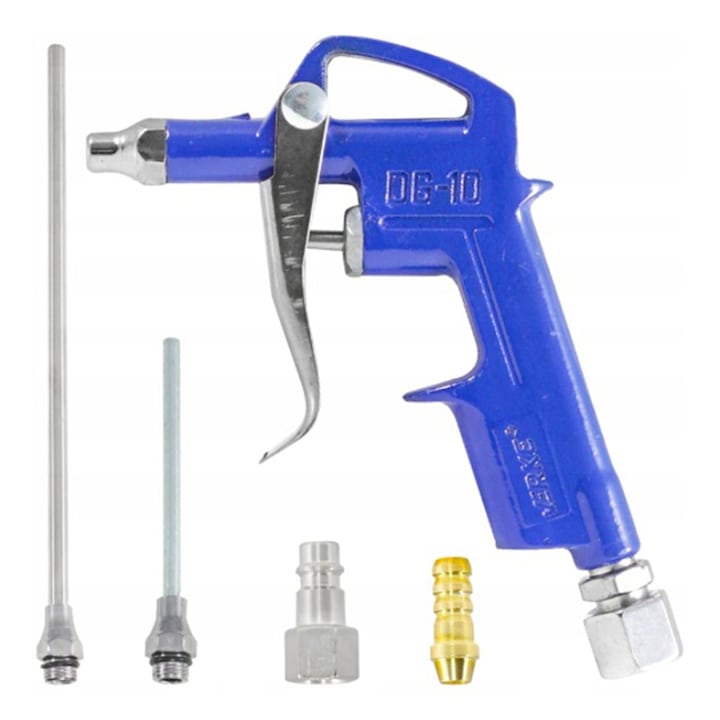 Set pistol de suflat aer, DEGET, cu 3 duze