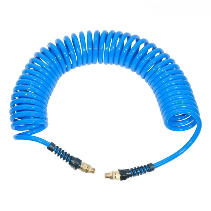 Furtun, KROFTOOLS, spiralat, pentru aer, diametru furtun, 15m, 12x16mm