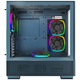 Компютърна кутия Montech Sky Two, Без захранващ блок, ATX, Morocco Blue, Закалено стъкло, ARGB