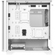 Компютърна кутия Montech AIR 100 ARGB, Без захранващ блок, Бял, Мрежа, Закалено стъкло