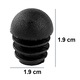 Set 32 protectii pentru scaun, JeiibrZui, Cauciuc, Negru