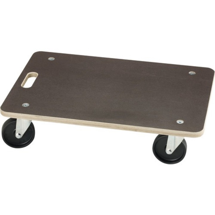 Platforma Pentru Transport Tarrox Max. 300kg 590x490x130 Mm, Roti Pivotante Din Poliamida, Cu Maner