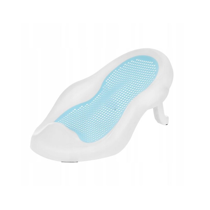 Сгъваема поставка за бебешка вана със син силиконов вътрешен хамак Etan