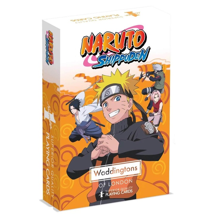 Waddingtons játékkártya - Naruto, Winning Moves