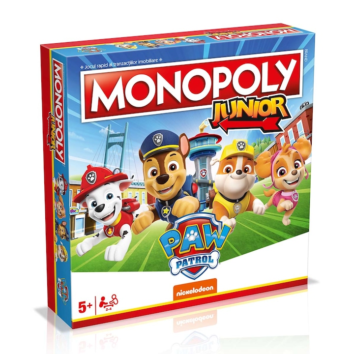 Joc Monopoly Junior - Paw Patrol, lb. romana