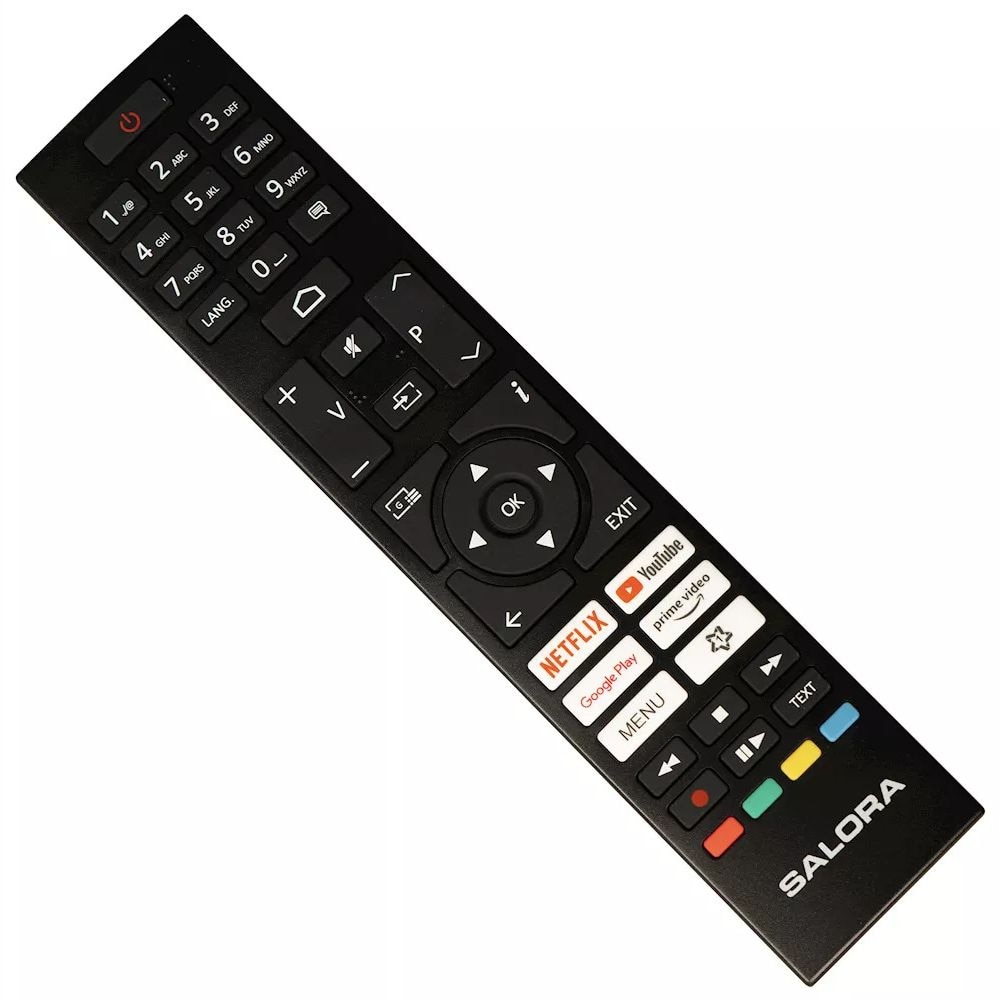 Televizor Smart LED HD Salora, 24HA220, 60 cm, Android, Chromecast, YouTube, Netflix, Amazon Prime, Google Play, negru