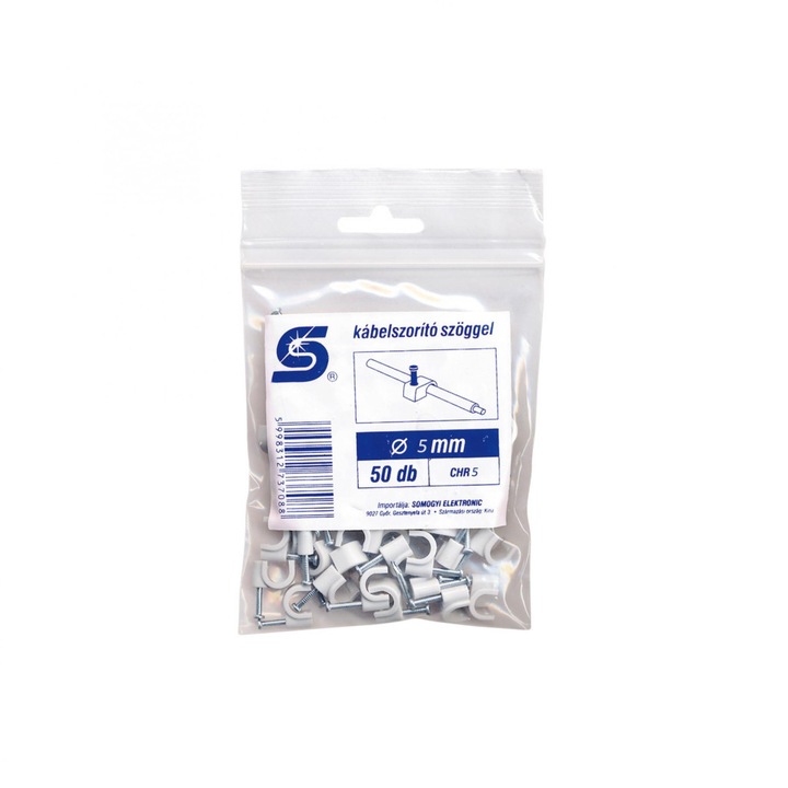 Set 50 x Colier de cablu rotund, Use, 5 mm