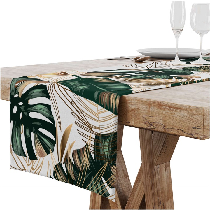 Fata de masa, HomeView, H-BCS050, 40x120, Rezistent la murdarie, Multicolor