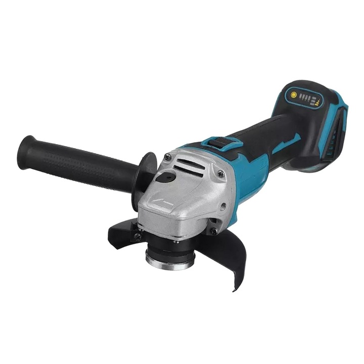 Polizor electric, M14,18V, 800W, 12000 RPM, 125mm, reglare viteza a 3-a, 2 baterii, albastru