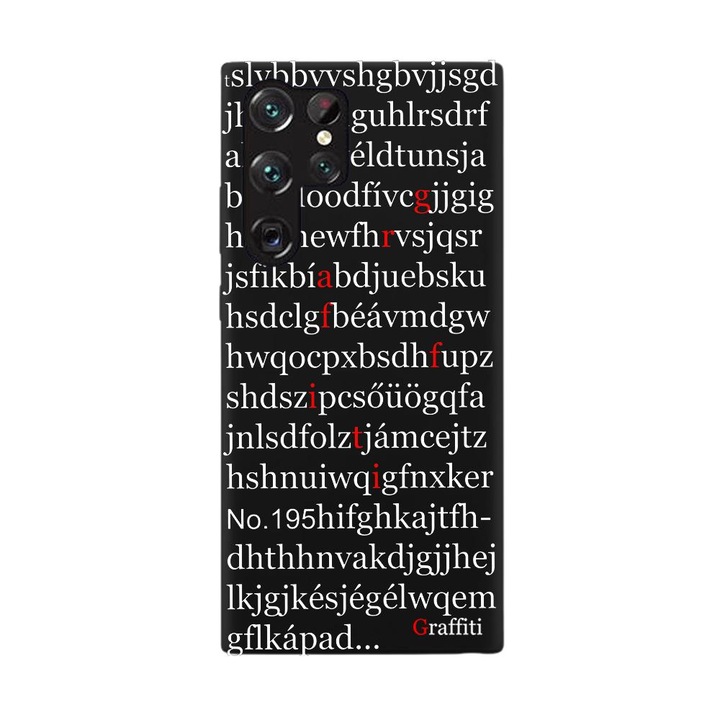 Telefontok Samsung Galaxy S23 Ultra - Graffiti No.195 mintás szilikon tok