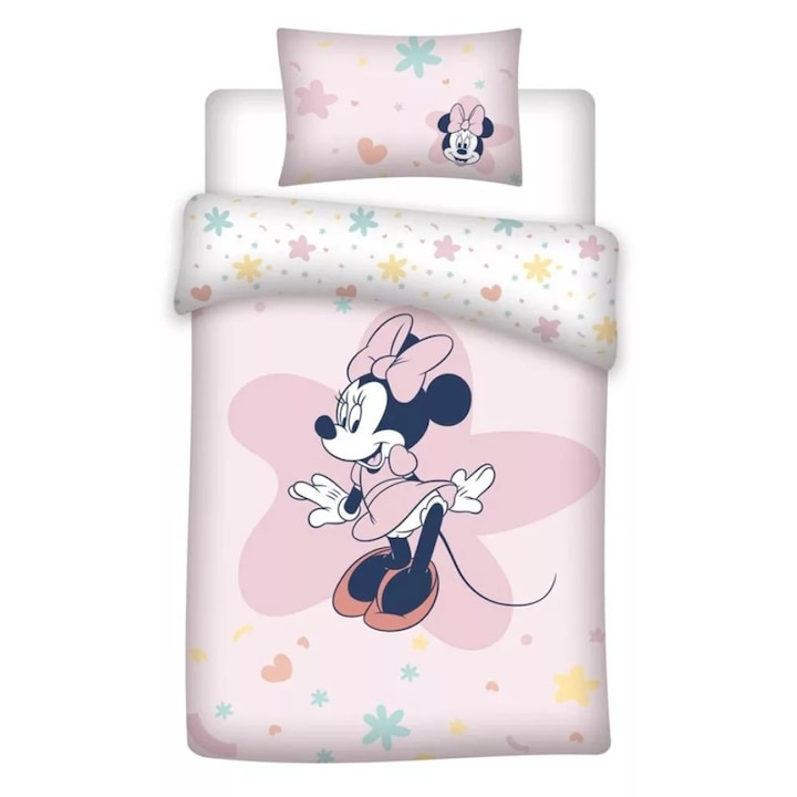 Покривало за легло Disney Minnie ovis звезда 100x140cm 40x60cm