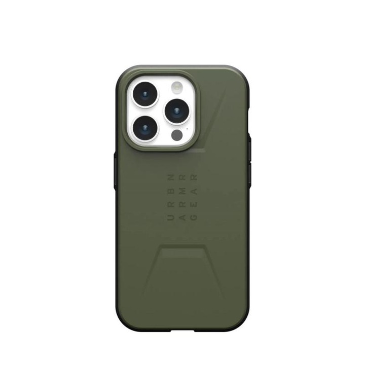 Husa de protectie UAG Civilian Magsafe pentru iPhone 15 Pro, Olive Drab
