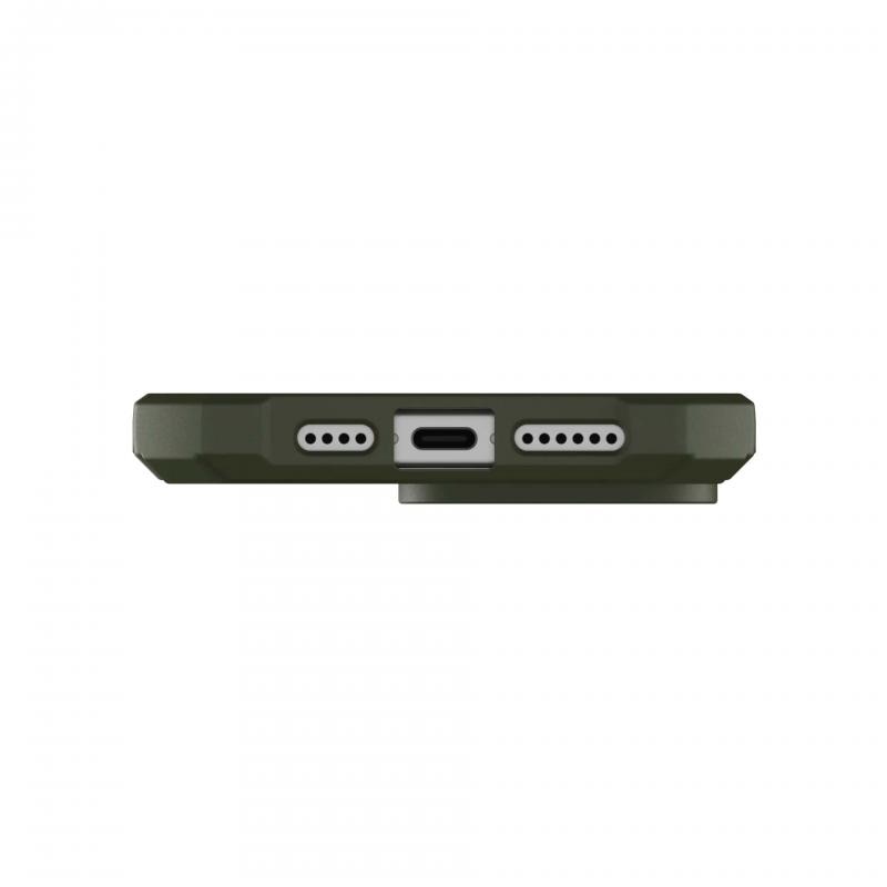 Husa de protectie UAG Essential Armor Magsafe pentru iPhone 15 Pro Max, Olive Drab