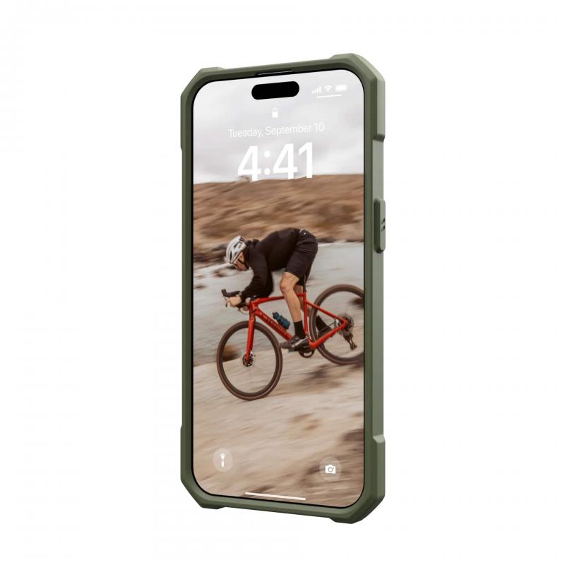 Husa de protectie UAG Essential Armor Magsafe pentru iPhone 15 Pro Max, Olive Drab