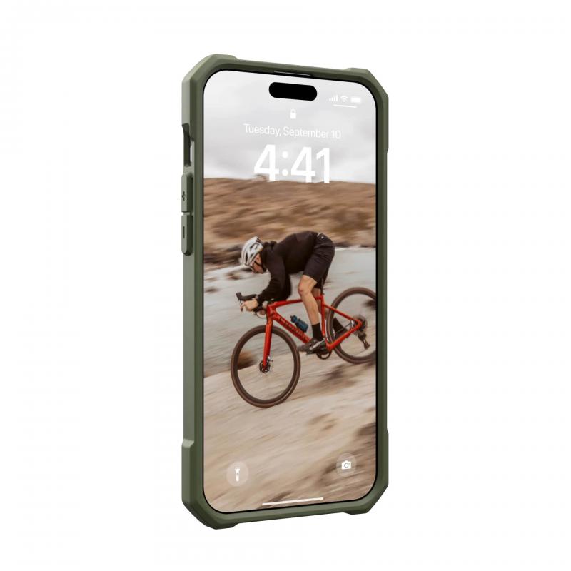 Husa de protectie UAG Essential Armor Magsafe pentru iPhone 15 Pro Max, Olive Drab