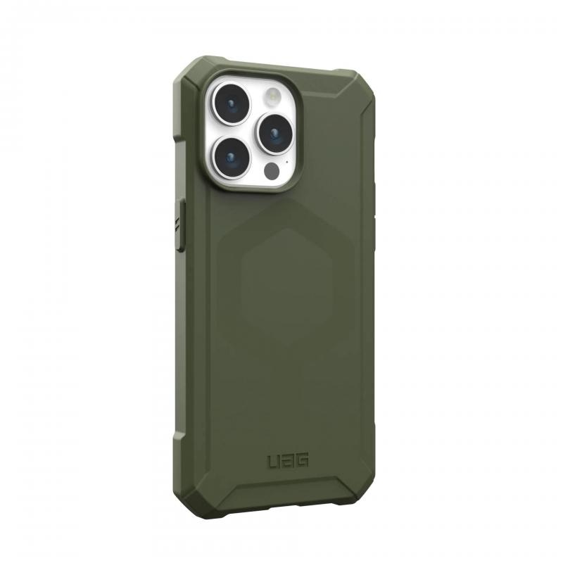 Husa de protectie UAG Essential Armor Magsafe pentru iPhone 15 Pro Max, Olive Drab