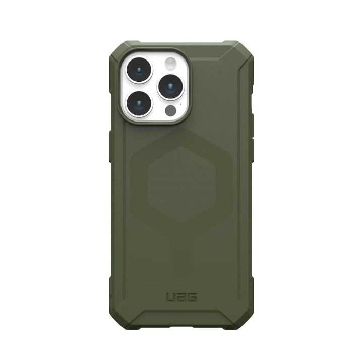 Защитен калъф UAG Essential Armor Magsafe за iPhone 15 Pro Max, Olive Drab