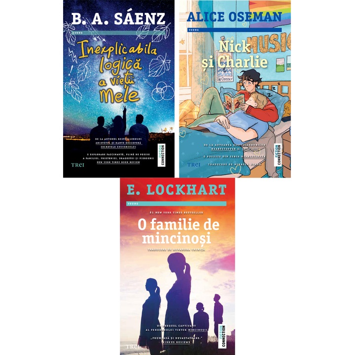 Pachet Young Fiction, 3 carti