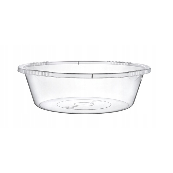 Vas rotund transparent 4,5L