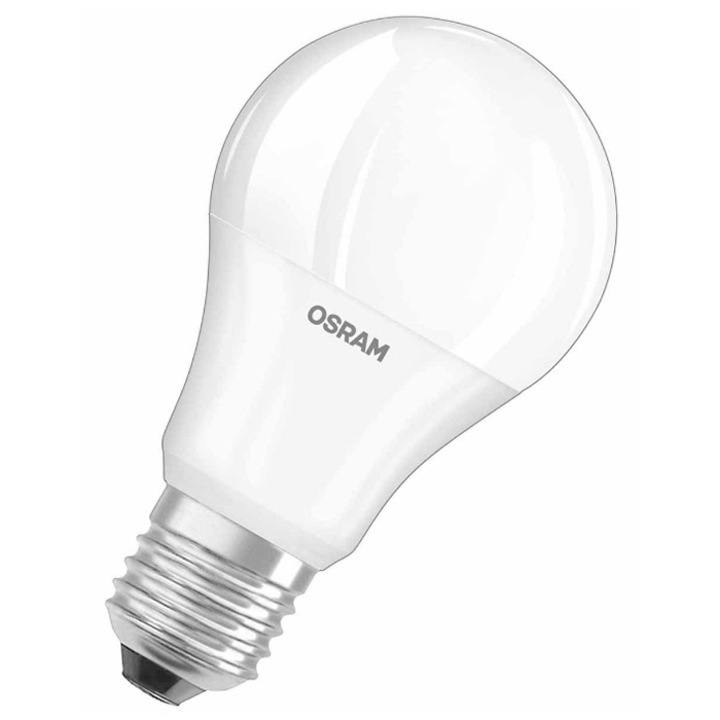 Крушка LED Osram CLA60 11.5W/827, Матова, E27, 11.5W, 1055 lm, A+, Топла светлина