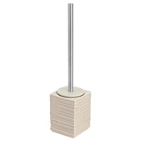 Perie wc cu vas ceramic, Brik, bej