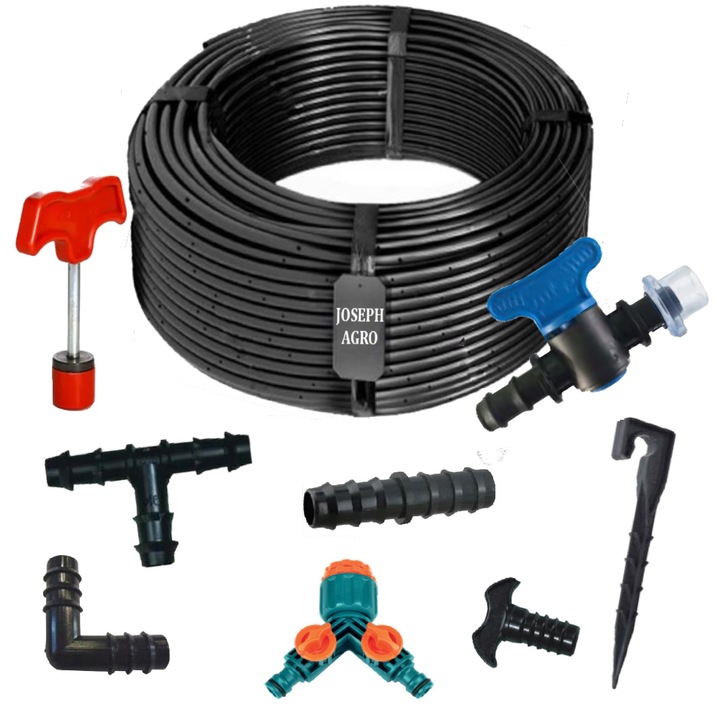 Kit irigare prin picurare 100 mp