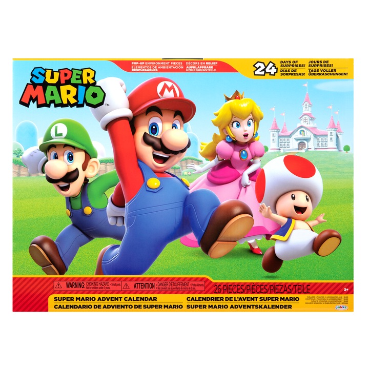 Calendar advent Nintendo Super Mario - Regatul Ciupercilor