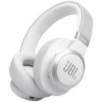 Casti audio wireless over-ear JBL LIVE 770NC, True Adaptive NC, Bluetooth, Multi-Point, Alb