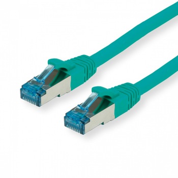 Cablu retea S-FTP cat 6a Verde 1m, Value 21.99.1941 Cablu retea S-FTP cat 6a Verde 1m, Value 21.99.1941