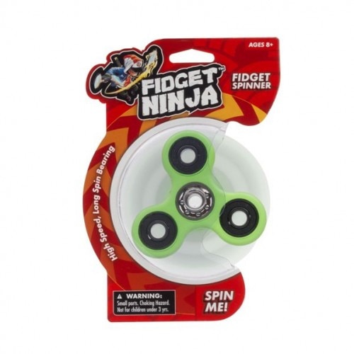 Jucarie anti-stres Fidget Ninja Spinner Yoyofactory, pentru copii si adulti - Verde