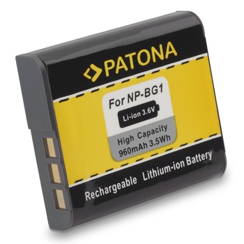 Acumulator Patona NP-BG1 960 mAh, pentru Sony DSC-W300, DSC-W290, DSC-W270, DSC-W240, DSC-W230, DSC-W220, DSC-W210, DSC-W200 Acumulator Patona NP-BG1 960 mAh, pentru Sony DSC-W300, DSC-W290, DSC-W270, DSC-W240, DSC-W230, DSC-W220, DSC-W210, DSC-W200