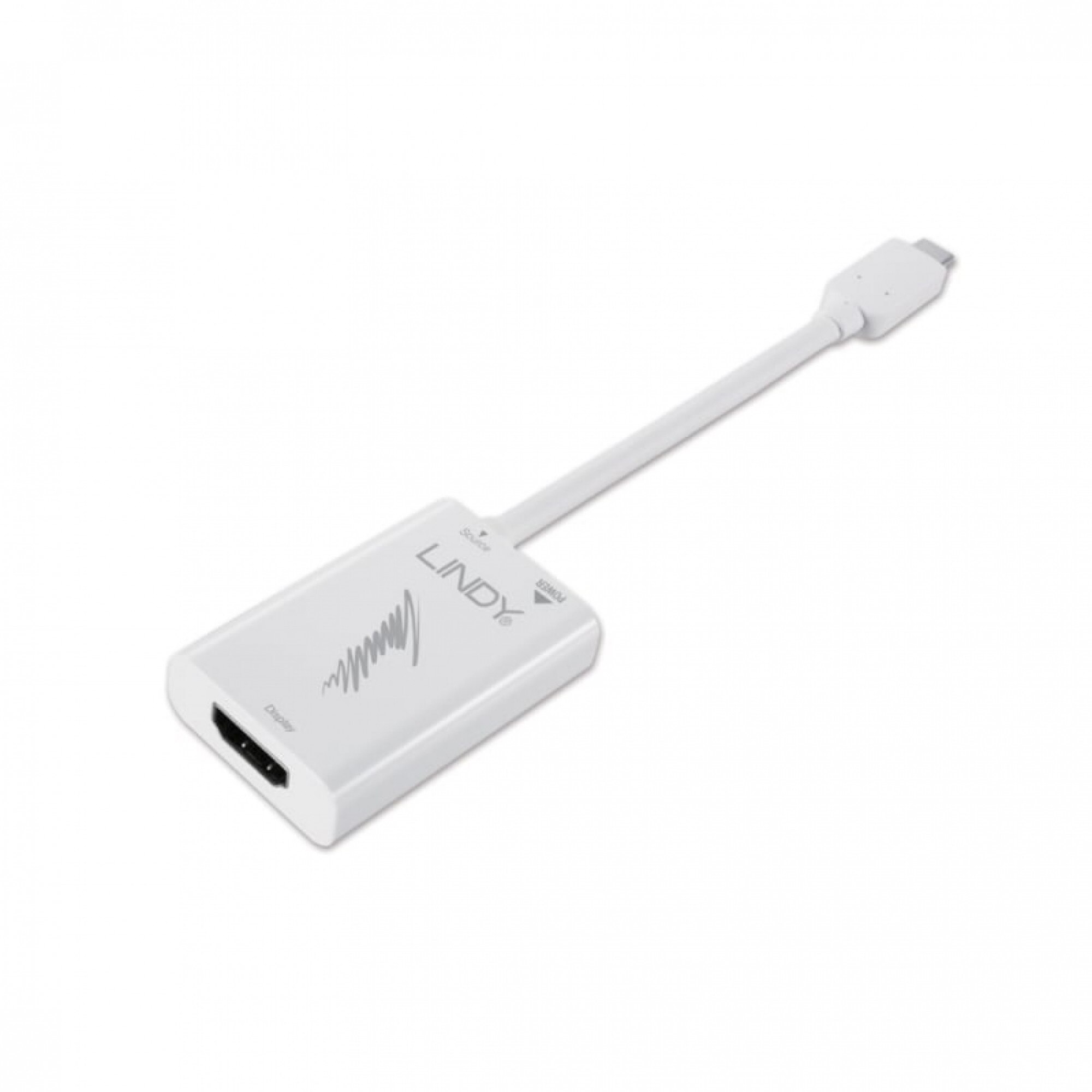 Adaptor USB 3.1 tip C la HDMI 4K 60Hz + alimentare, Lindy L43178