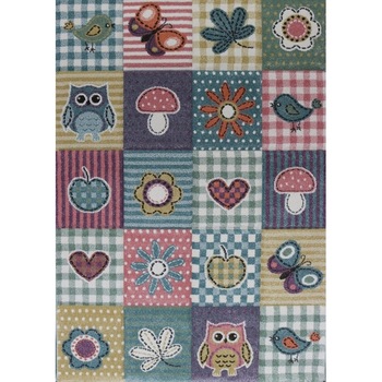 Covor MERINOS, Pastel Kids 21961 110 Multi, 80 x 150 cm, densitate covor 3 KG/m², grosime covor 13 mm, numar noduri pe m² 290000 Covor MERINOS, Pastel Kids 21961 110 Multi, 80 x 150 cm, densitate covor 3 KG/m², grosime covor 13 mm, numar noduri pe m² 290000