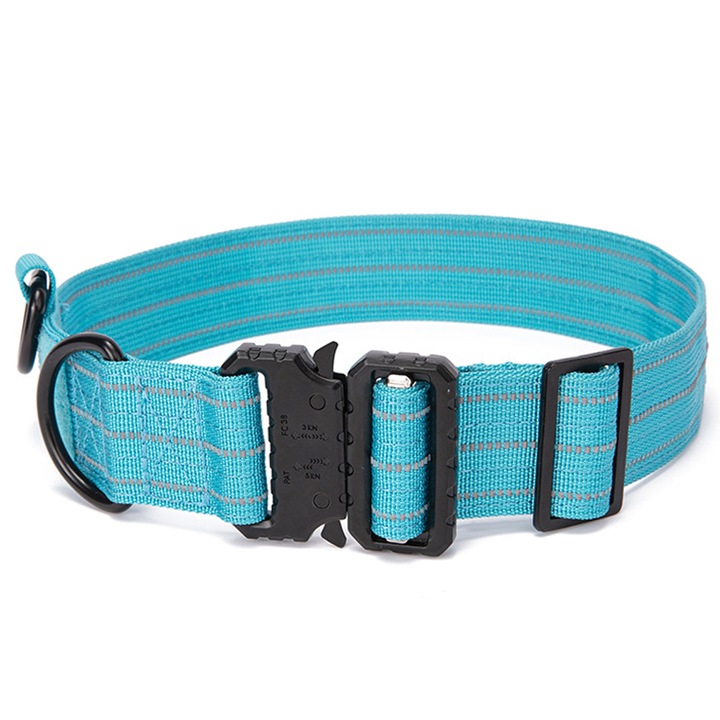 Широка бънджи каишка за кучета с дръжка – Кучета и изключително мека нашийник за кучета от средни породи