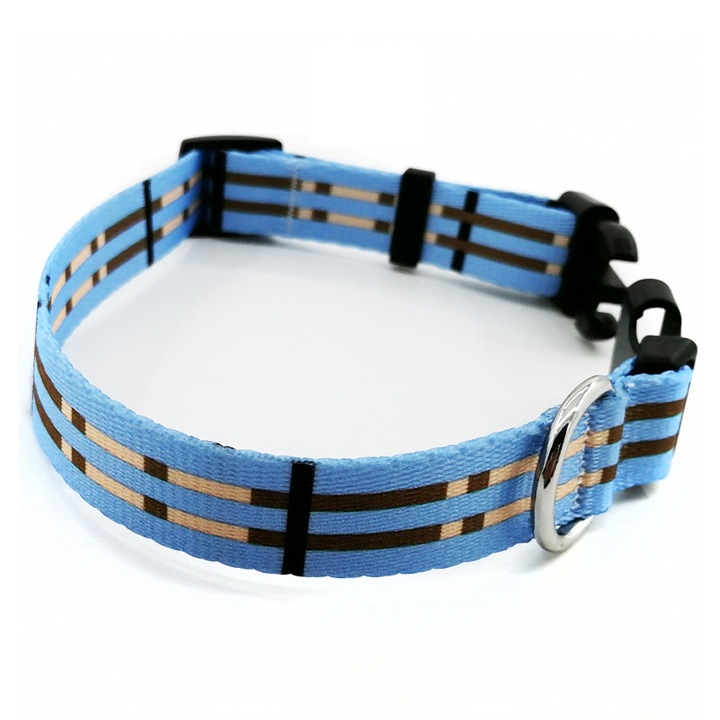 Set 2 zgarzi, Textil, Cu model, Pentru caini, Albastru