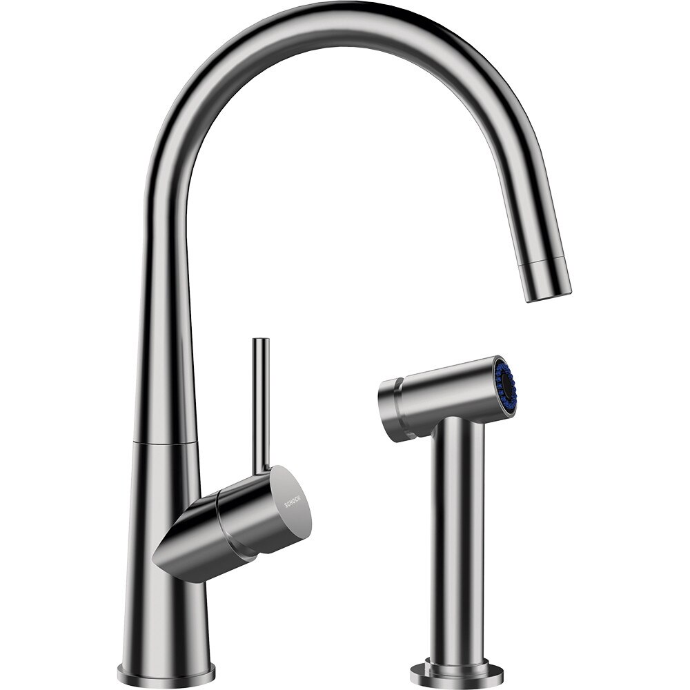 Baterie Inox Periat Schock Conos Pro, rotatie tija la 360 grade