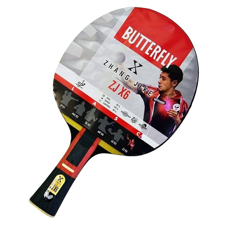 Paleta BUTTERFLY tenis de masa Zhang Jike ZJX6 concav
