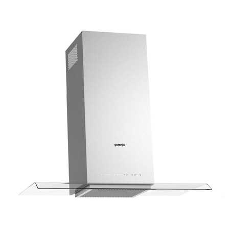 Hota incorporabila decorativa Gorenje WHGC963S4X, Putere de absorbtie 675 m³/h, 1 motor, Sticla