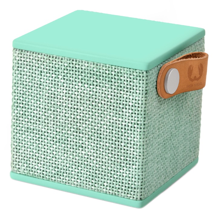 Boxa portabila Fresh'n Rebel Rockbox Cube Fabriq Edition, Bluetooth, Peppermint