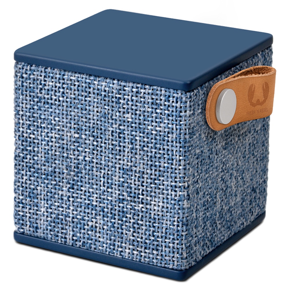 Boxa portabila Fresh'n Rebel Rockbox Cube Fabriq Edition, Bluetooth, Indigo