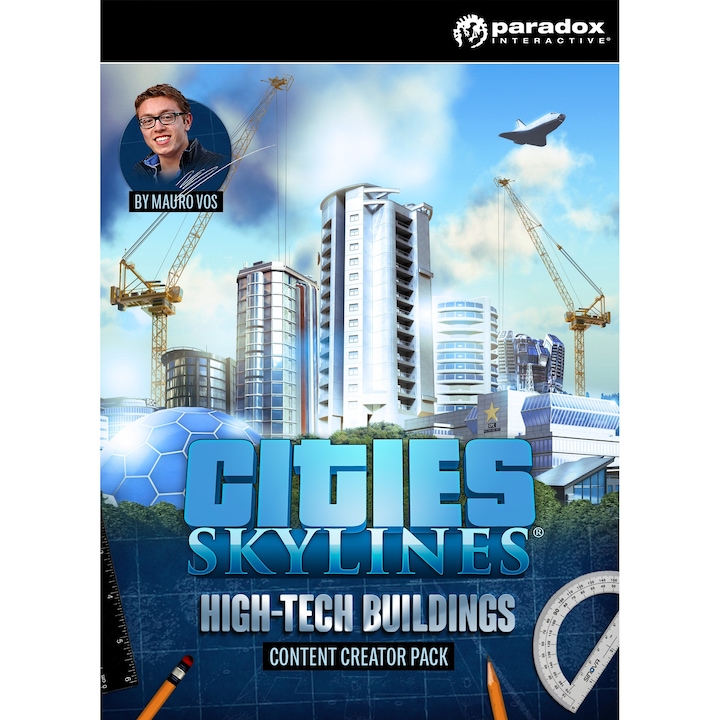 Игра Cities Skylines - Content Creator Pack High-Tech Buildings PC (цифров код)