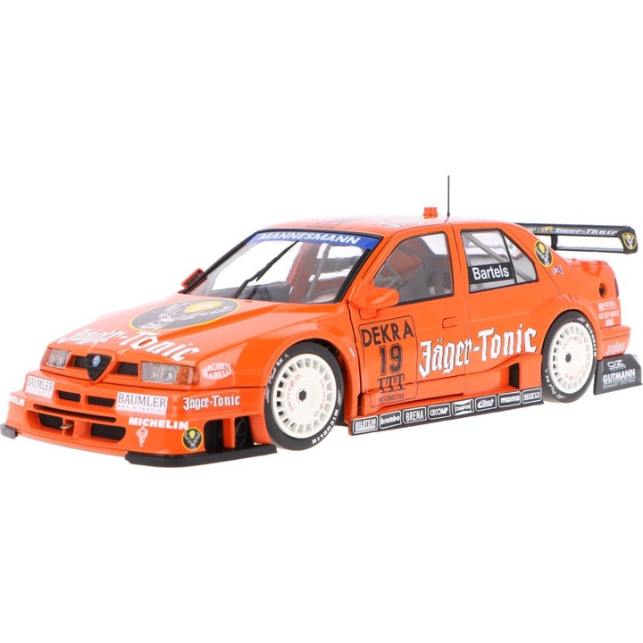 Macheta Alfa Romeo 155 V6 Ti DTM/ITC #19 portocalie - 1/18 Werk83
