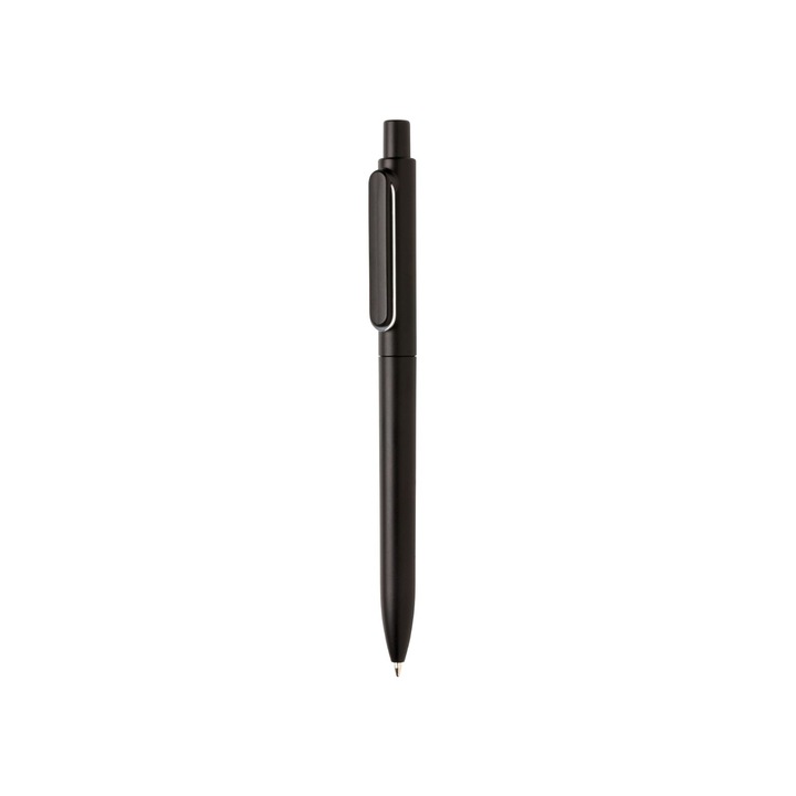 Химикалка UltraGlide X6 без капачка, Ronic, писане до 1200 m, намален вискозитет на пастата, цвят на тялото черен/сребрист