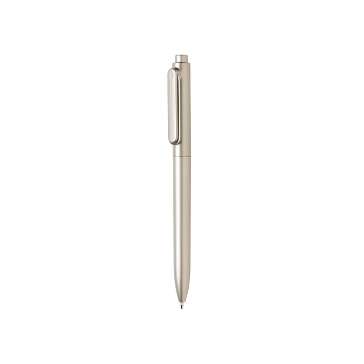 Химикалка UltraGlide X6 без капачка, Ronic, писане до 1200 m, намален вискозитет на пастата, сив/сребрист цвят на тялото