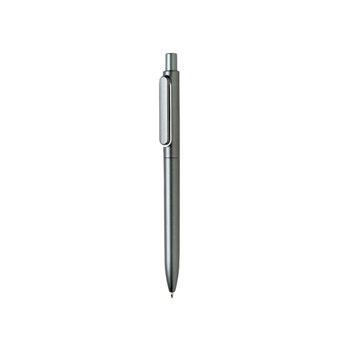 Химикалка UltraGlide X6 без капачка, Ronic, писане до 1200 m, намален вискозитет на пастата, цвят на тялото антрацит/сребрист
