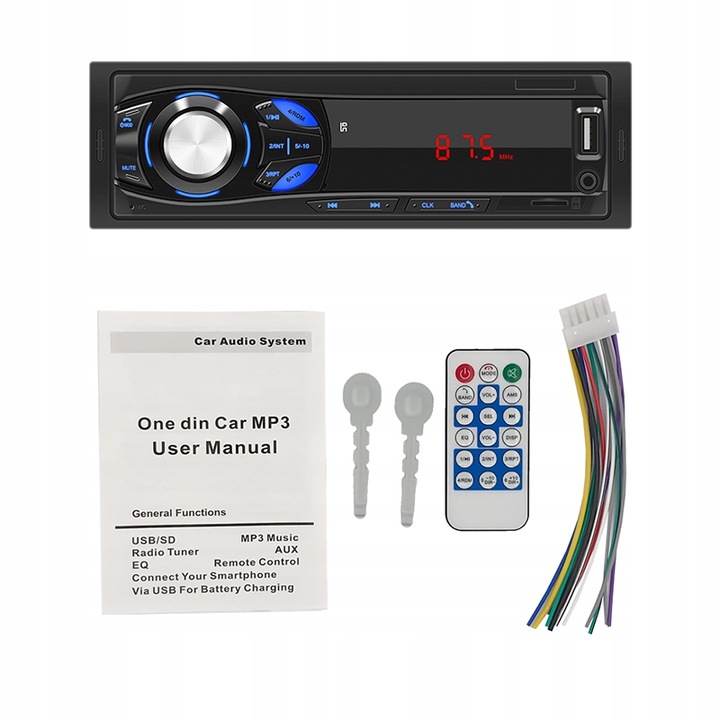Navigatie cu MP3, Ecran de 7 Inch, Rama 1din, Ecran rotativ universal, Model 1044, Wifi, Bluetooth, GPS，Waze, Usb, Bluetooth, Mirrorlink