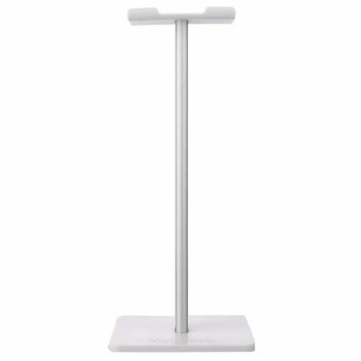 Suport premium pentru casti din aluminiu si plastic, argintiu - pastreaza-ti castile in siguranta si stil