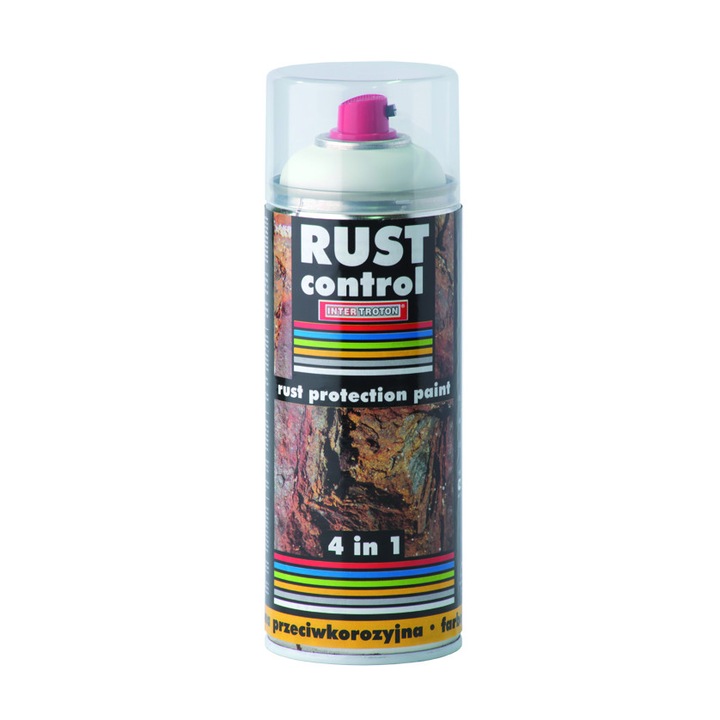 Spray Rust Control 4 In 1 Ral 9010 Alb 400 Ml
